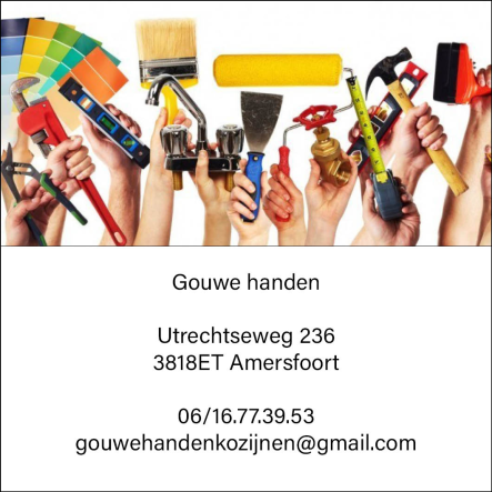 Gouwe handen